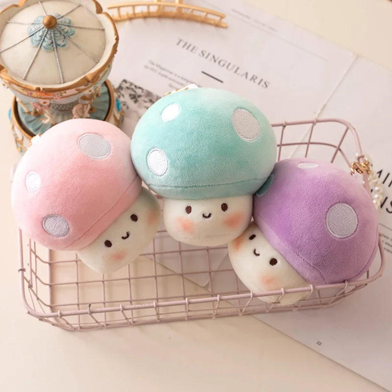 Рисунок 4 - 10 см Kawaii Mini красочные грибы