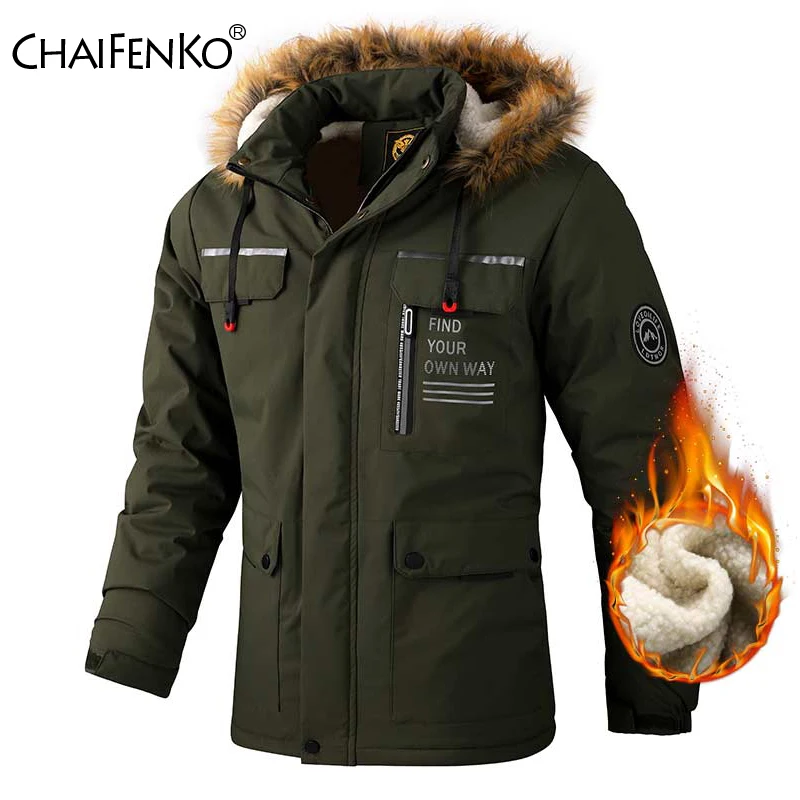 Winter Fleece Warm Thick Parkas Men Fashion Hooded Fur Collar Windproof Parka Jacket Coat Men Classic Casual Jacket parka coat,parkas coat