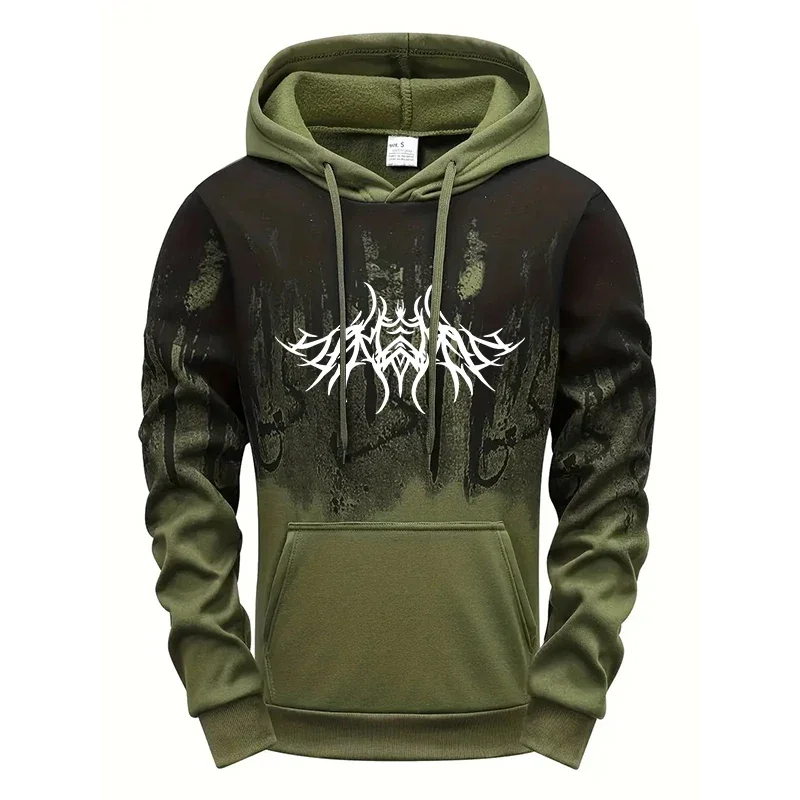Men's High Grade Hooded Sweatshirt Y2K Style Streetwear Pullover