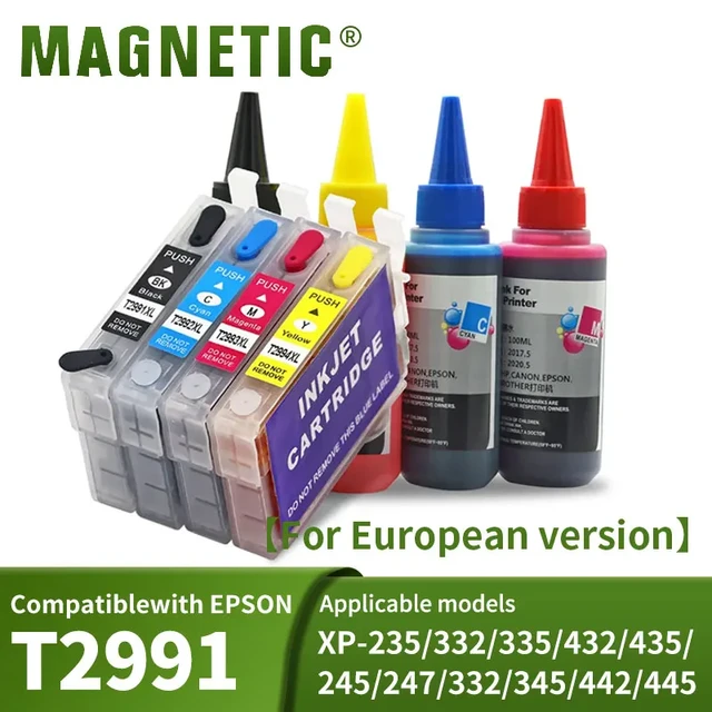 T2991 29 29XL Refillable Ink Cartridge For Epson XP-235 XP-245 XP