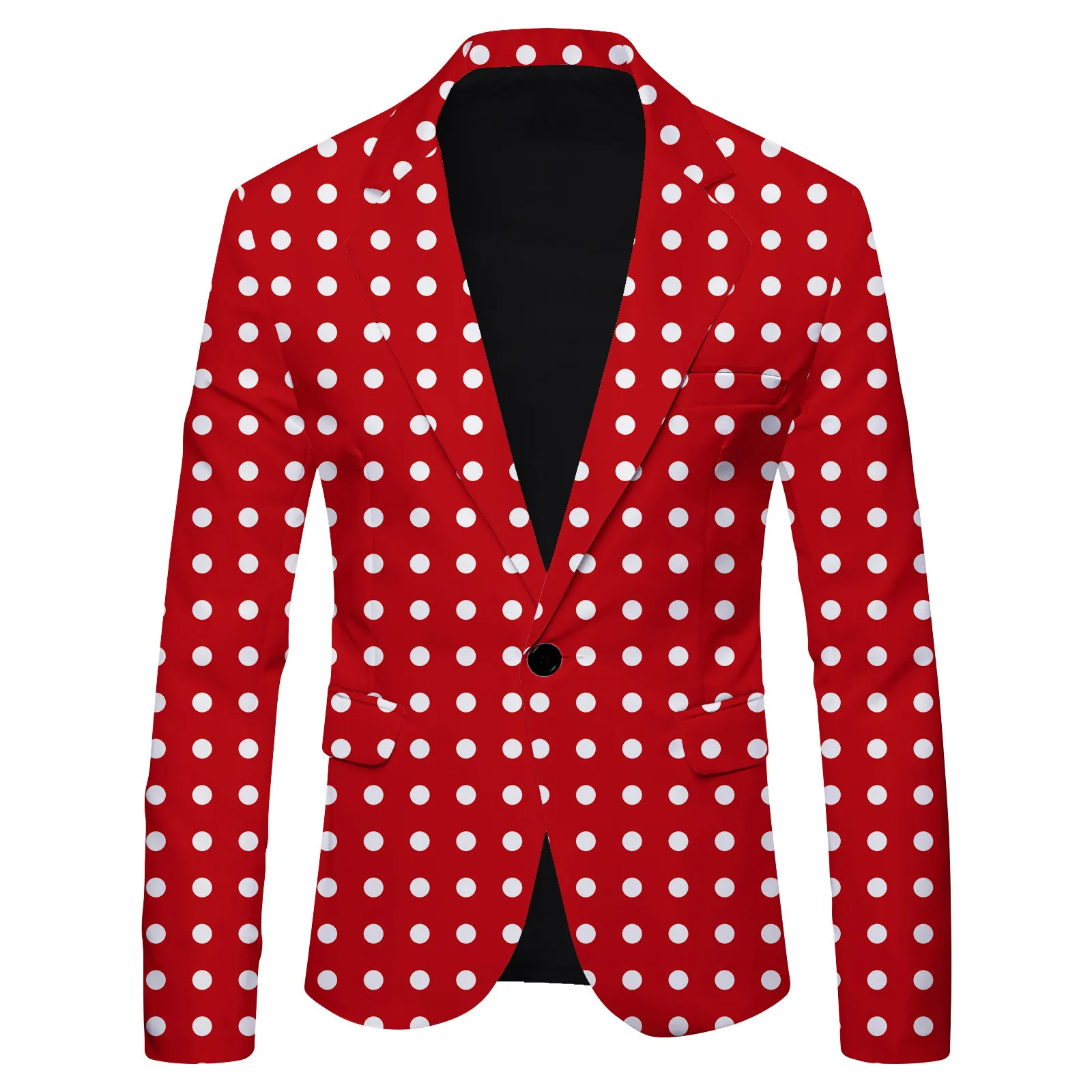 Men Blazers Striped Male Blazer Suits Polka Dot Leopard Print Casual British Fashion Slim Fit Jacket Suit Men's Coat Streetwear