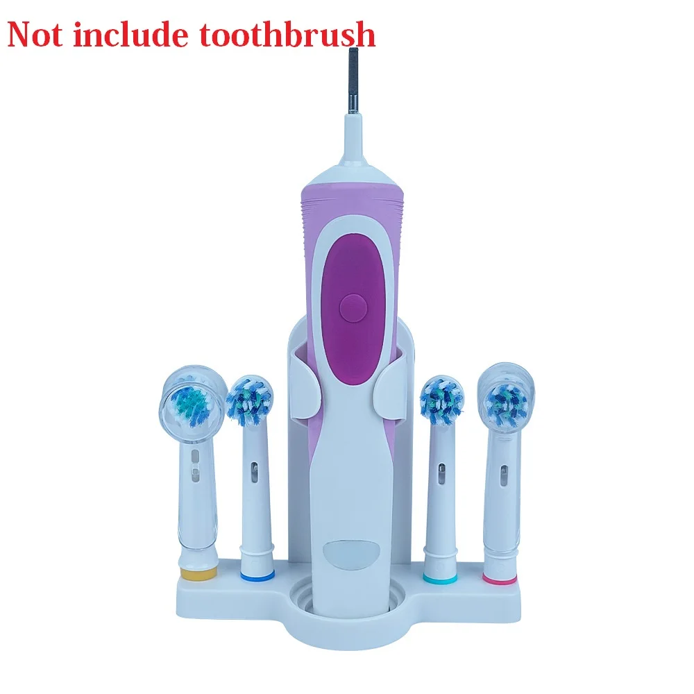 Adhesive Electric Toothbrush Holder Wall Mounted Tooth Brush Heads Rack Organizer Oral B Bathroom Kitchen Storage
