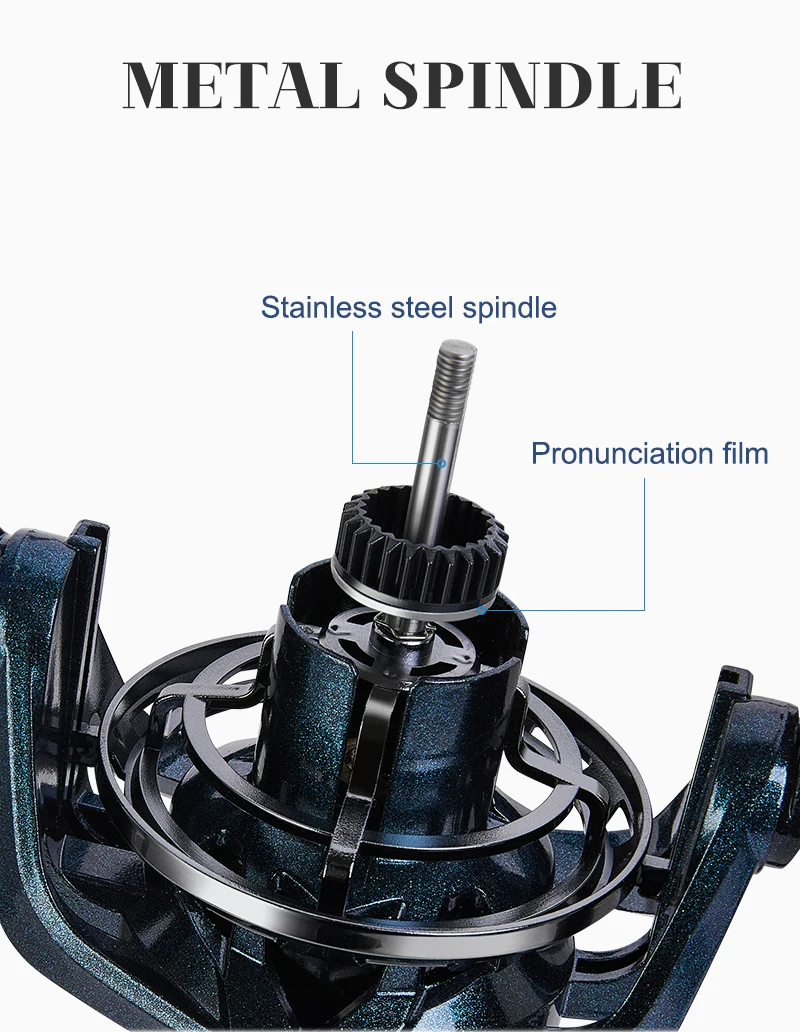 BILLINGS Spinnrolle, 20 kg, maximale Zugkraft, Salzwasser-Spinn-Angelrolle, Edelstahl-Spindel, CNC-Aluminiumspule mit geflochtener Spule – Detail 11