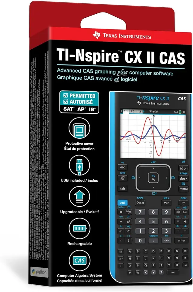 Ti-nspire Cx Ii Cas Color Graphing Calculator With Student