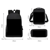 Anime kawaii Cartoon Stumble Guys Crash Party School Bag Kids Backpack Pencil Bag Kawaii Cartoon School Bag Mochila 6