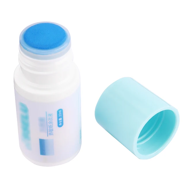 1 Üveg 20 Ml Hőpapír Korrekció Folyadék Hordozható Tartós Termikus Papír Adatok Személyes Információk Protekció Radír - Image 3