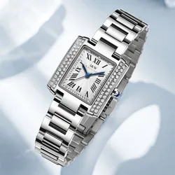 CARNIVAL Brand Fashion Watches for Women Ladies Luxury Stainless Steel Dress Quartz Wristwatch Waterproof Clock 2023 Reloj Mujer