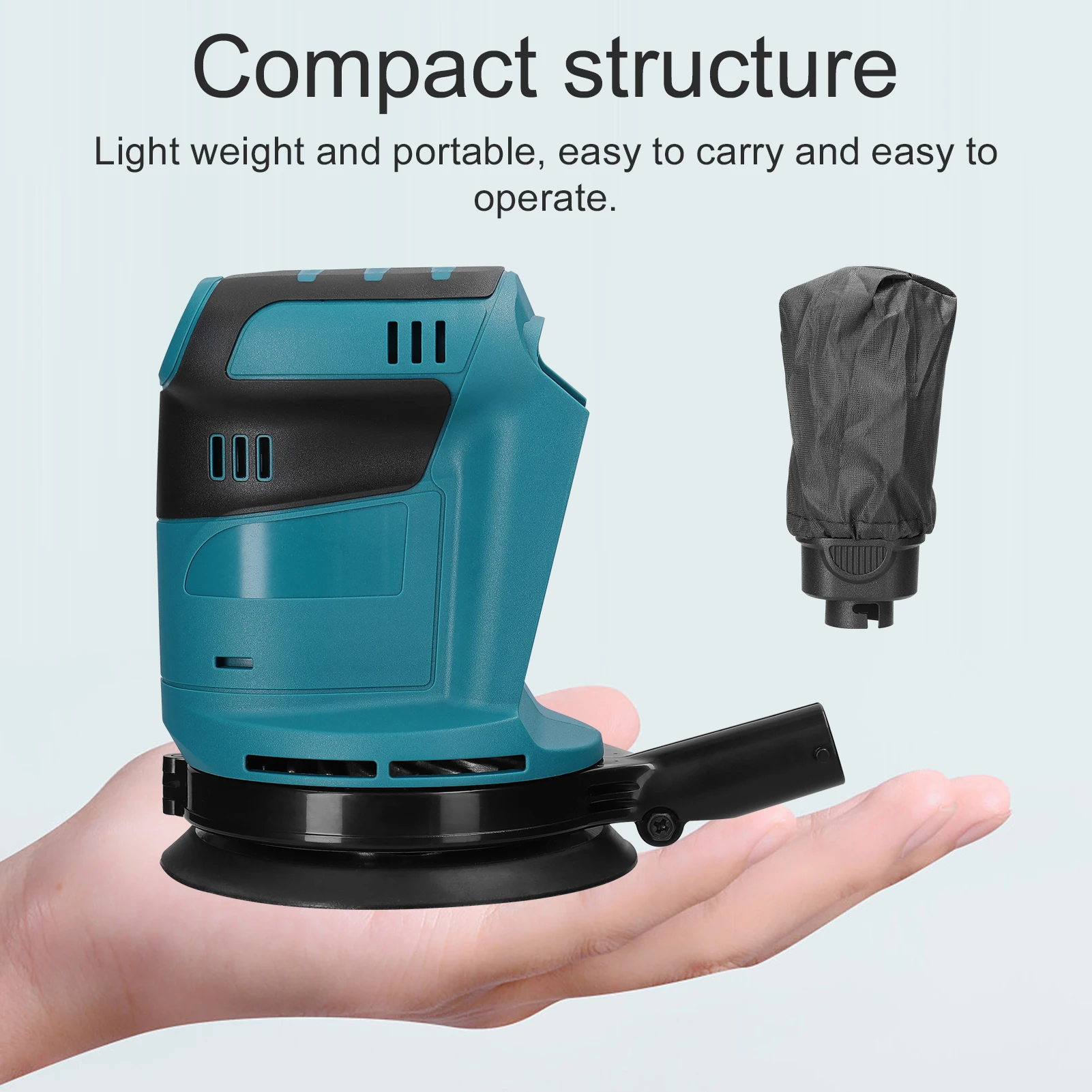 Cordless Orbital Sander Electric Car Polisher Multifunctional Wood Metal Waxing Polishing Grinding Sanding Machine Dewalt/Makita