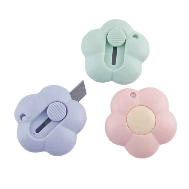 1pc Cute Flower Mini Small Pocket Craft Wrapping Box Paper Envelope Cutter Utility