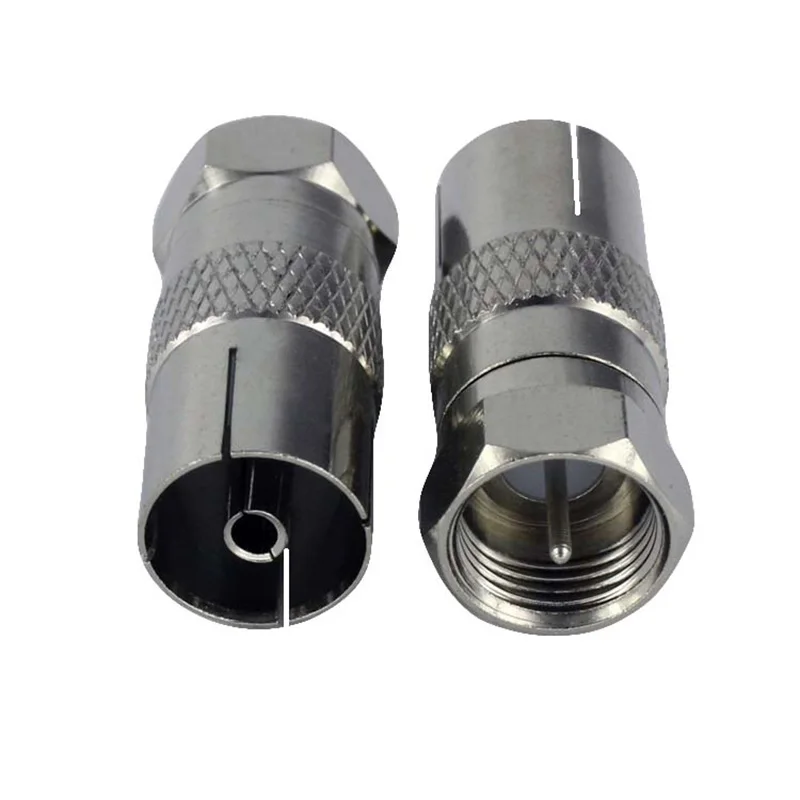 Partitore Antenna Tv 2 Uscite Connettore Per Cavo Aereo TV Da 2 Pezzi A 90 Gradi RF Coassiale F Femmina Presa Ad Angolo Retto A Connettore Maschio TV Connettori Coassiali Adattatore Antenna Tv - Foto 7