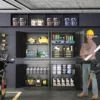 Metal Garage Storage Cabinet and Adjustable Shelves,Tool Storage Cabinet with Drawer-71"Steel Locking for Garage 2