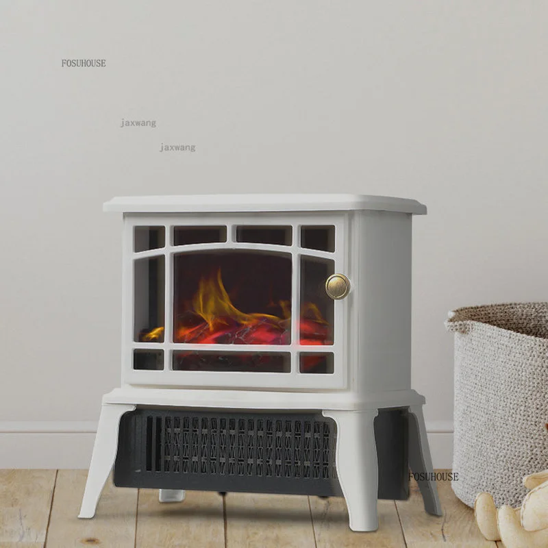 European Style Living Room Office Fireplace Heater Household Apartment Electric Fireplaces Bedroom Villa Desktop Winter Warmer M