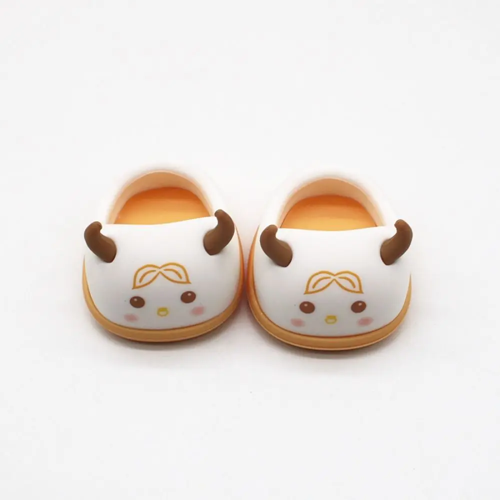 20cm Doll Shoes Cartoon Animal Cotton Mini Shoes Dolls Accessories Soft Rubber Doll Clothes Children Toys