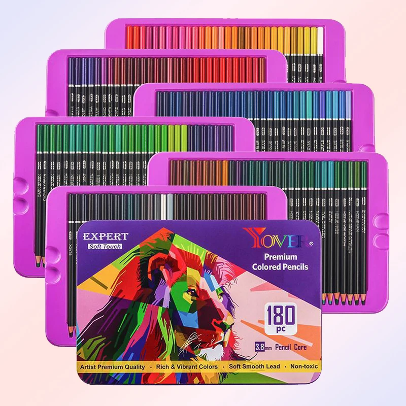 Kalour 180 Pcs Colored Pencils set Color Lead Set Oily Color Pencil Art