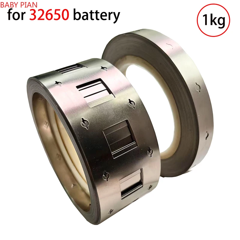 1kg Screw Hole Nickel Plated 0.2mm Thickness Nickel Strip for 32650/32700 Lifepo4 Battery Connection Plate