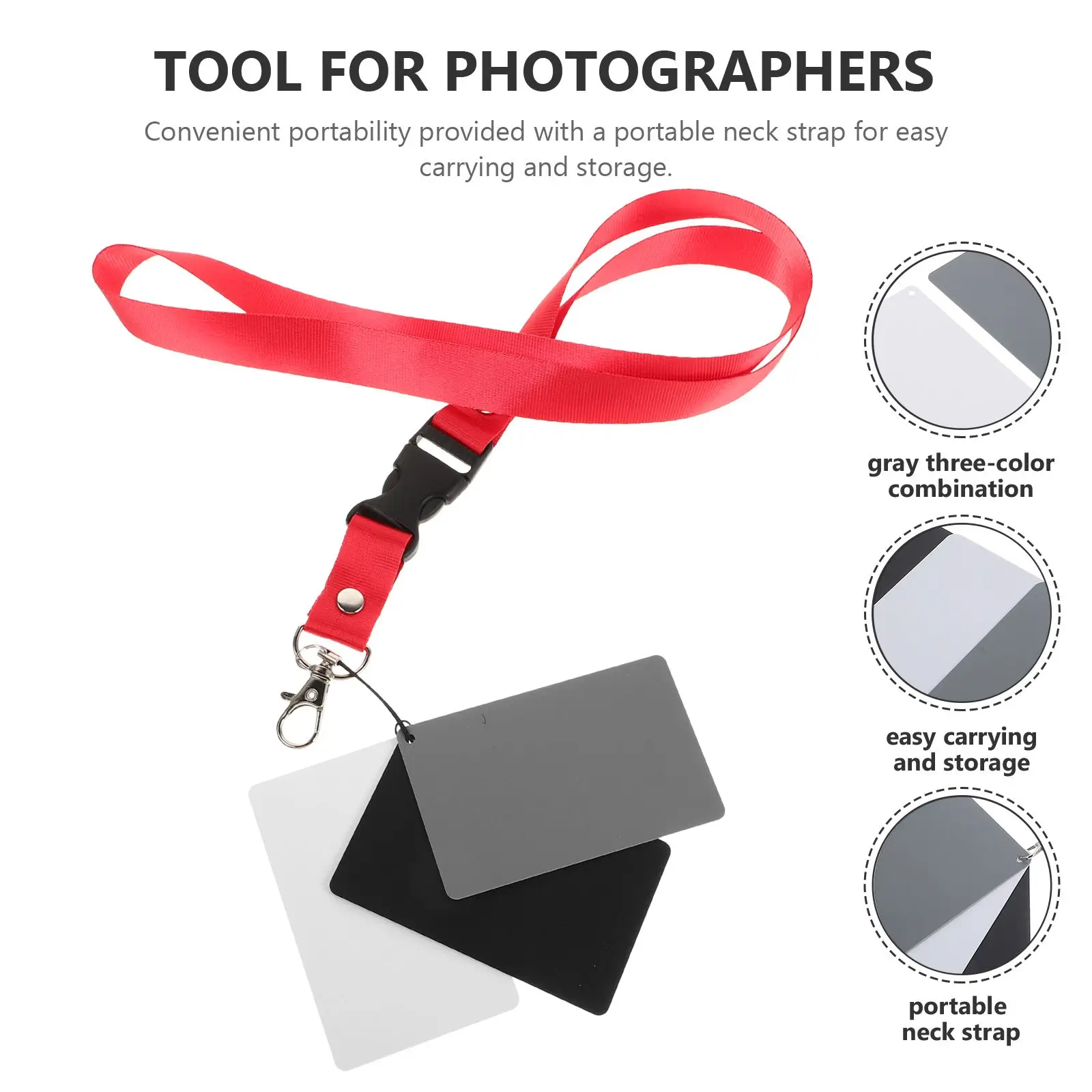 화이트 밸런스 투명 지갑 디퓨저 신용 홀더 맞춤형 가방 알루미늄 합금 컬러 카메라 반사경