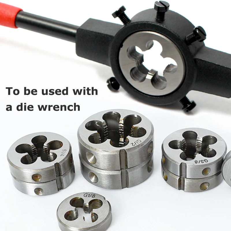 파이프 나사 다이 라운드 다이 G/ZG 우회전 절삭 공구 합금강 G1/16 G1/8 G1/4 G3/8 G1/2 G5/8 G3/4 G7/8 G1'' G2'' G3'' ZG1/2