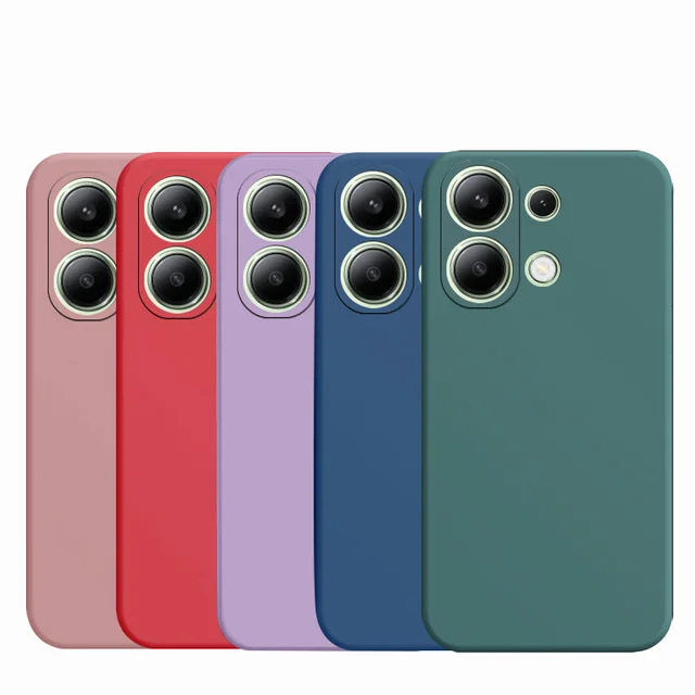 For Xiaomi Poco M6 Pro Case Silicon Back Cover Phone Case for Poco