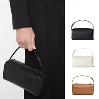 VIELINE Women's Pillow Bag Genuine Leather Underarm Hobo Bag Day Clutches Ladies Simple Design Mini Purse 1