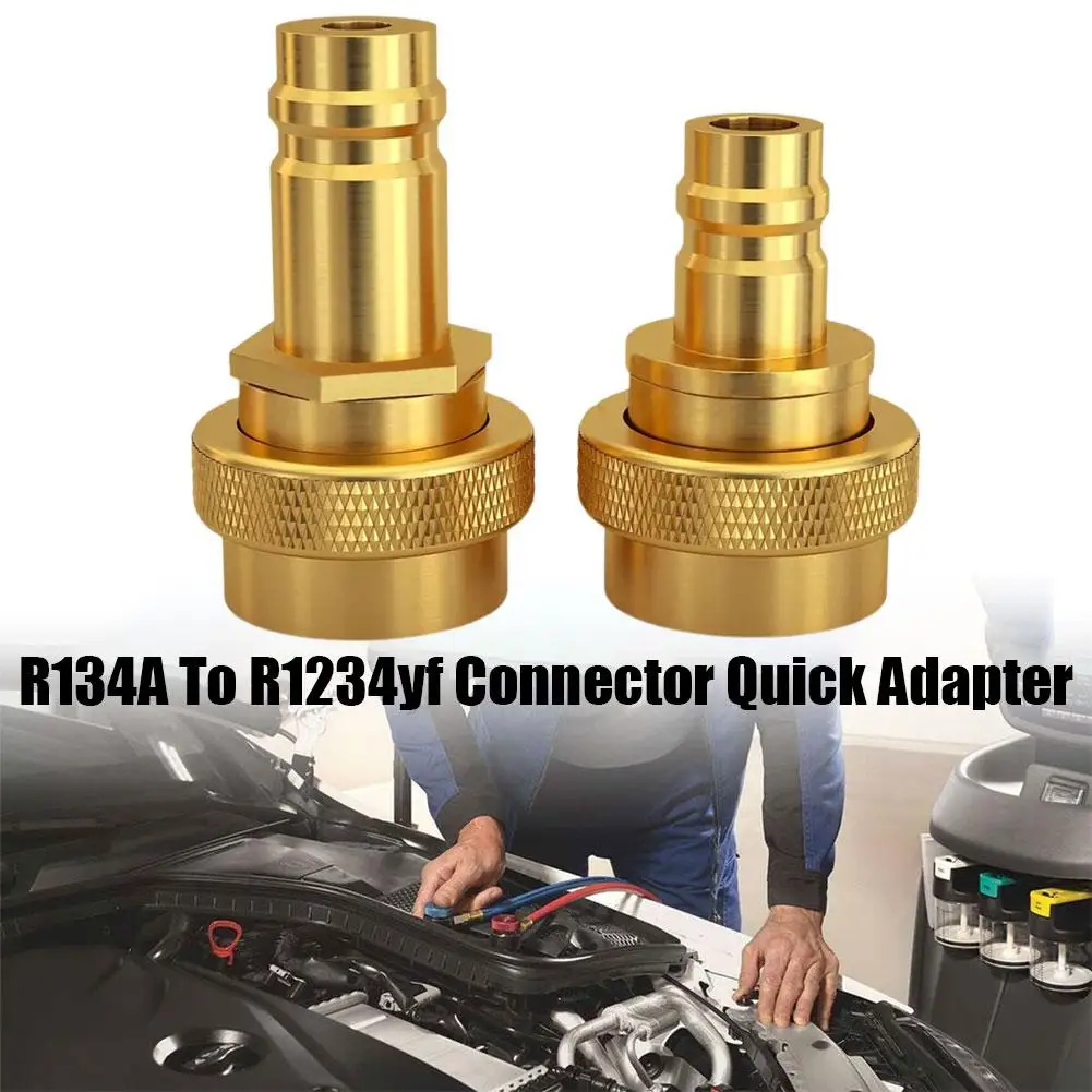 

R134A To R1234yf Connector Quick Adapter Adjustable High And Low Side Connection No Leakage For AC Refrigerant A6I4