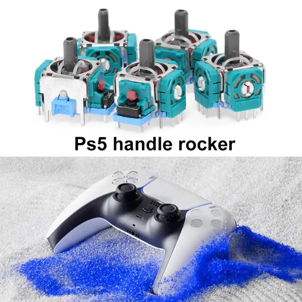 Xbox 360 센서 모듈용 3D 아날로그 조이스틱, 엄지 스틱 교체 부품, PS5, PS4, PS2 게임 패드 컨트롤러 액세서리, 5 개, 10 개