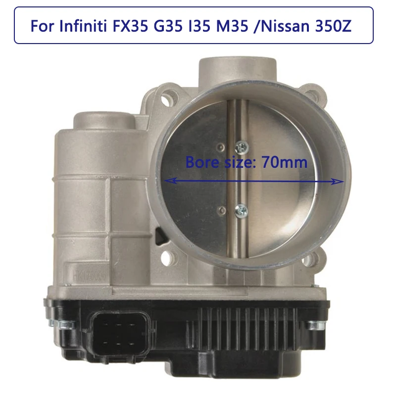70mmThrottleBodyforNISSANQuest350ZINFINITIG35161198J103S20058