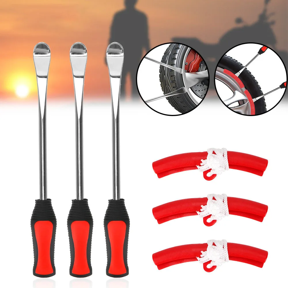 Motorcycle Bicycle Tire Changing Levers Auto Spoon Tire Kit Changing