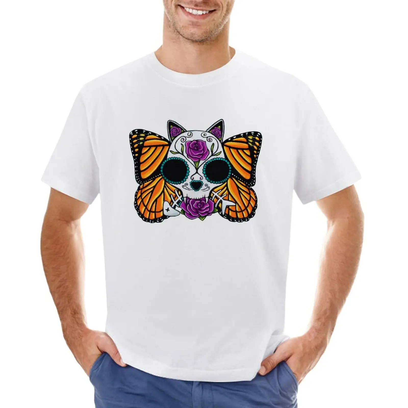 

The Return of the Monarchs - Cat T-Shirt for a boy summer clothes cute clothes plain white t shirts men