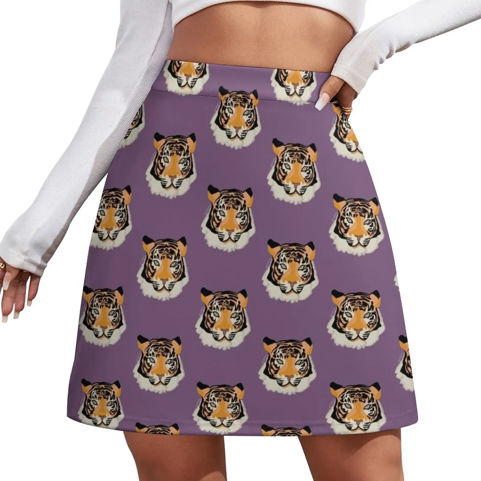 

Tiger Mini Skirt skirts for women Female skirt