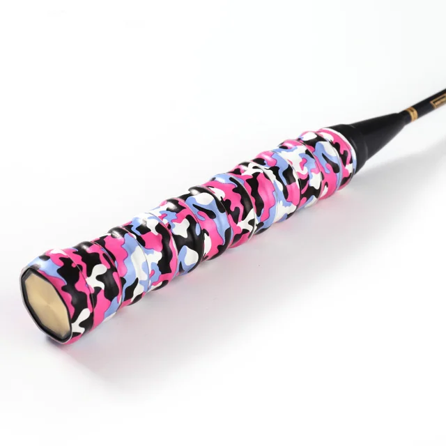 1 camouflage keel hand rubber non-slip badminton sweatband thickened tennis racket handle fishing rod wraps 5