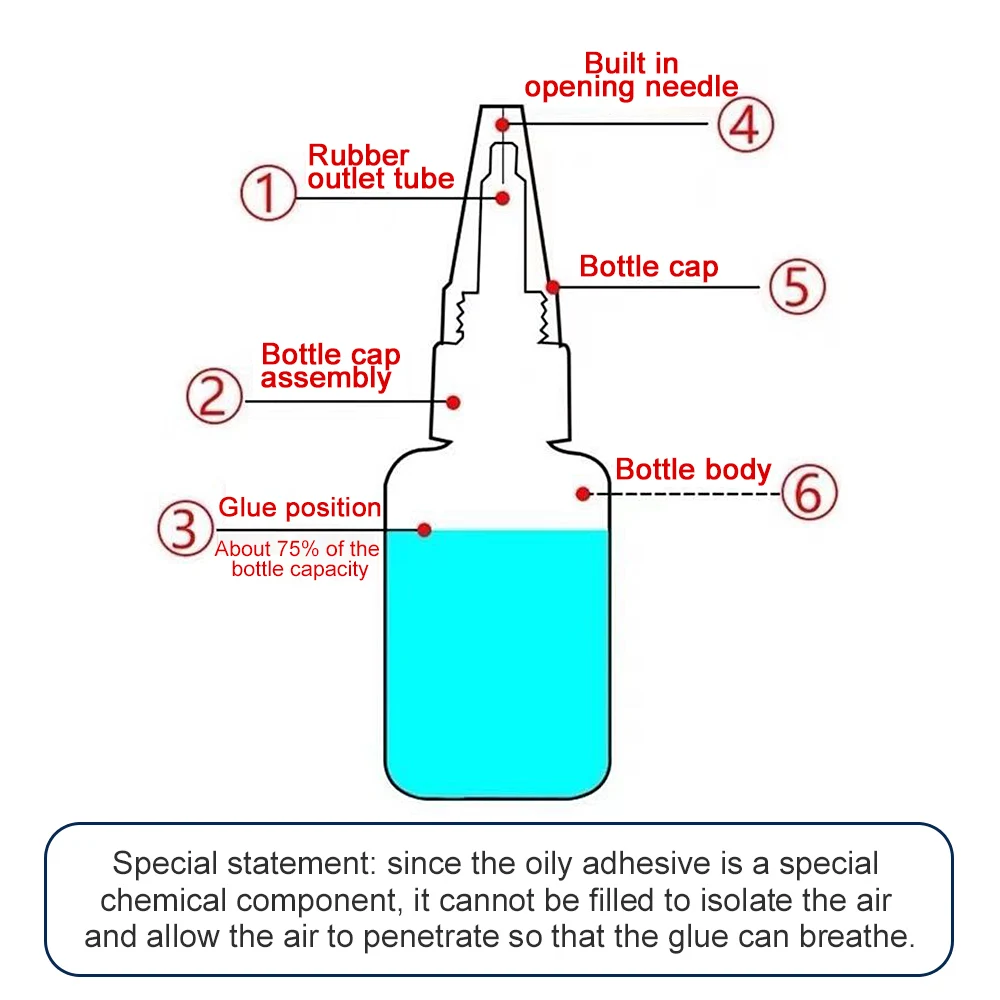 Welding High Strength Oily Super Adhesive Glue for Plastic Wood Ceramics Metal super glue
