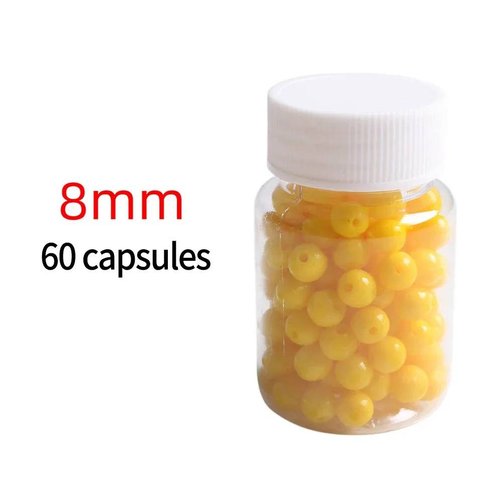 Fishing Bait Floating Ball Bait Soft Bait Yellow 1 Bottle Bottled Silicone Corn Flavor Fishing Float Beads Brand New