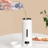 500ml Portable Electric Kettle Travel Boiling Water Cup Smart Heating Cup Temperature Control Kettle with Digital Display 220V 4