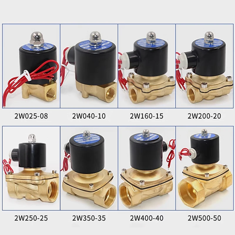 Turbo Blow Off Valve Engine Purge Control Valve Vvt Valve Solenoid Normally Closed solenoid valve 12v water valve AC220V air DN8/10/15/20/25/50 Electric valve 1/4"3/8"1/2"3/4" control