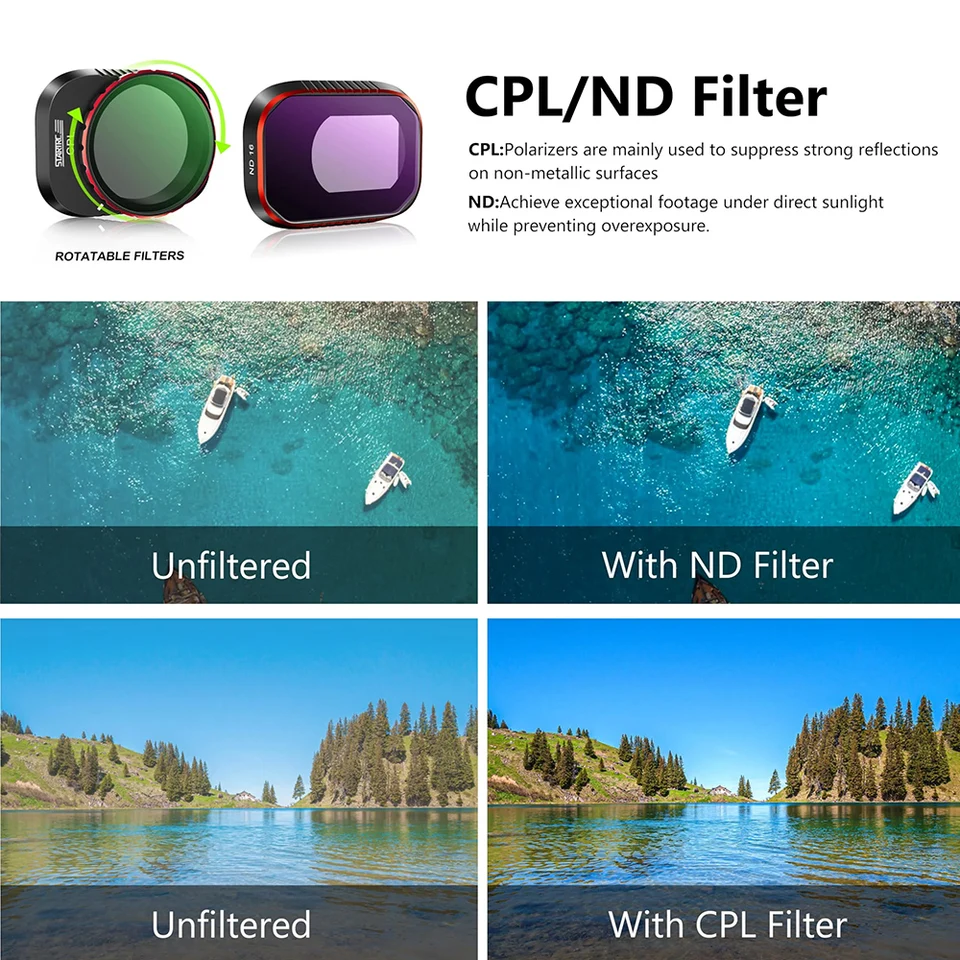 Density Filter Cpl Filter Photography Nd Filter Dji Mini Pro Lens
