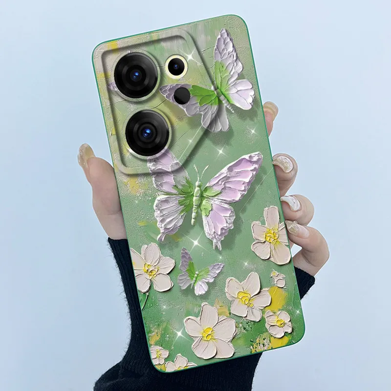 Cute Panda & Cats Silicone Soft Back Cover - Slim Anti-Scratch Protective Case