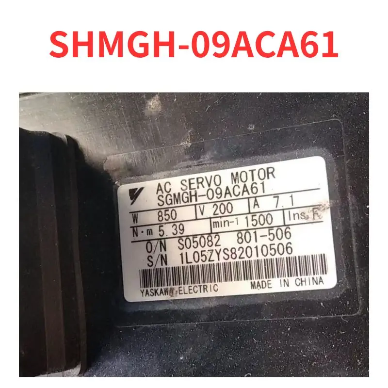 

90% new SHMGH-09ACA61 servo motor tested OK