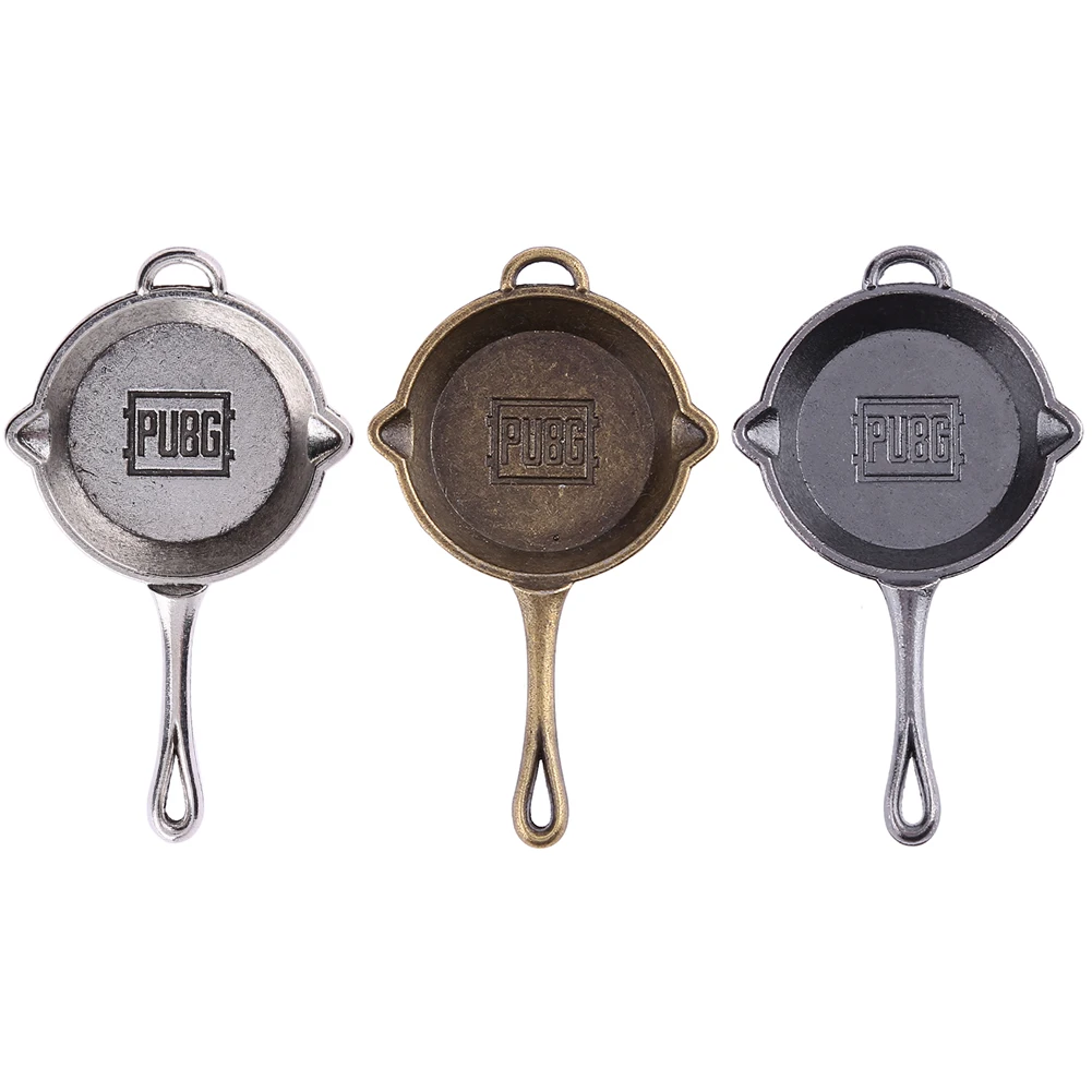 PUBG Battleground Pan Cosplay Rusting Key Chain Keyring