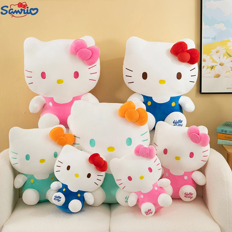 

Новинка, летняя плюшевая игрушка Sanrio с ярким глазом, допамин, Hellokitty, кукла, Женская подушка, подарок на день рождения, кукла-Кот, кавайная кукла