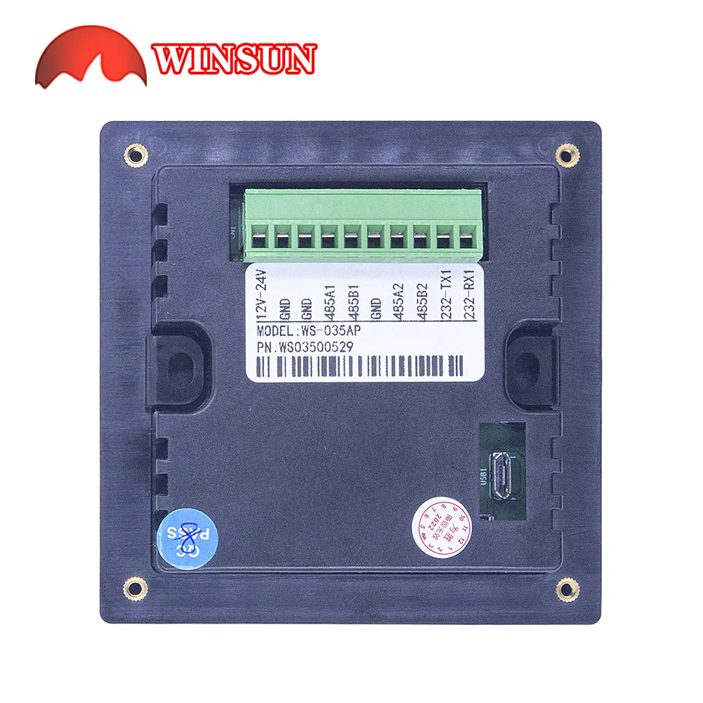 PLC  SeekU WS-035AP HMI ġũ 3.5ġ 320240px LED ÷ COM RS232/RS485 RTU