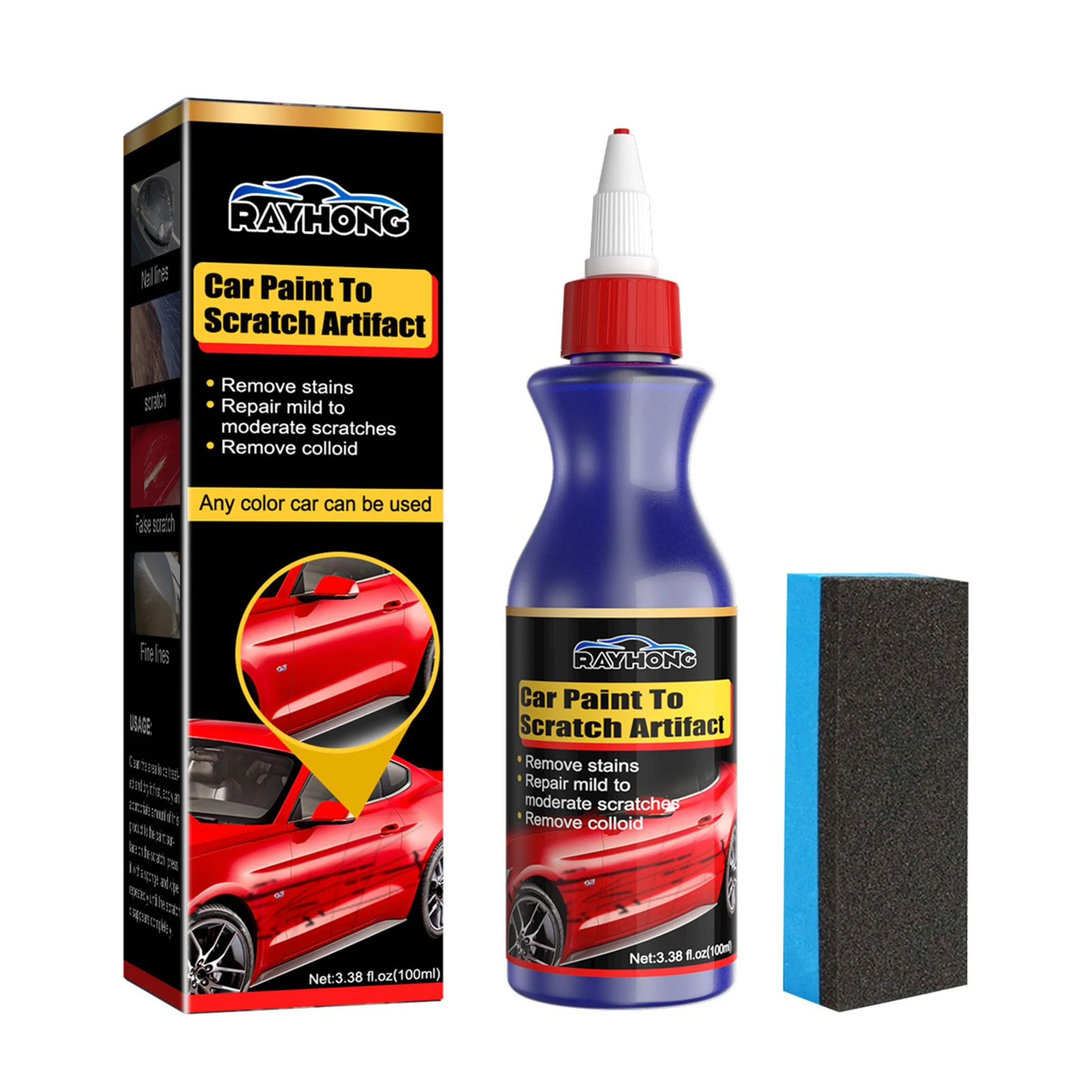 Car Paint Scratch Repair Auto Scratch Repair Effective Polish And Paint Restorer Auto Exterior Care Products For Swirl Marks