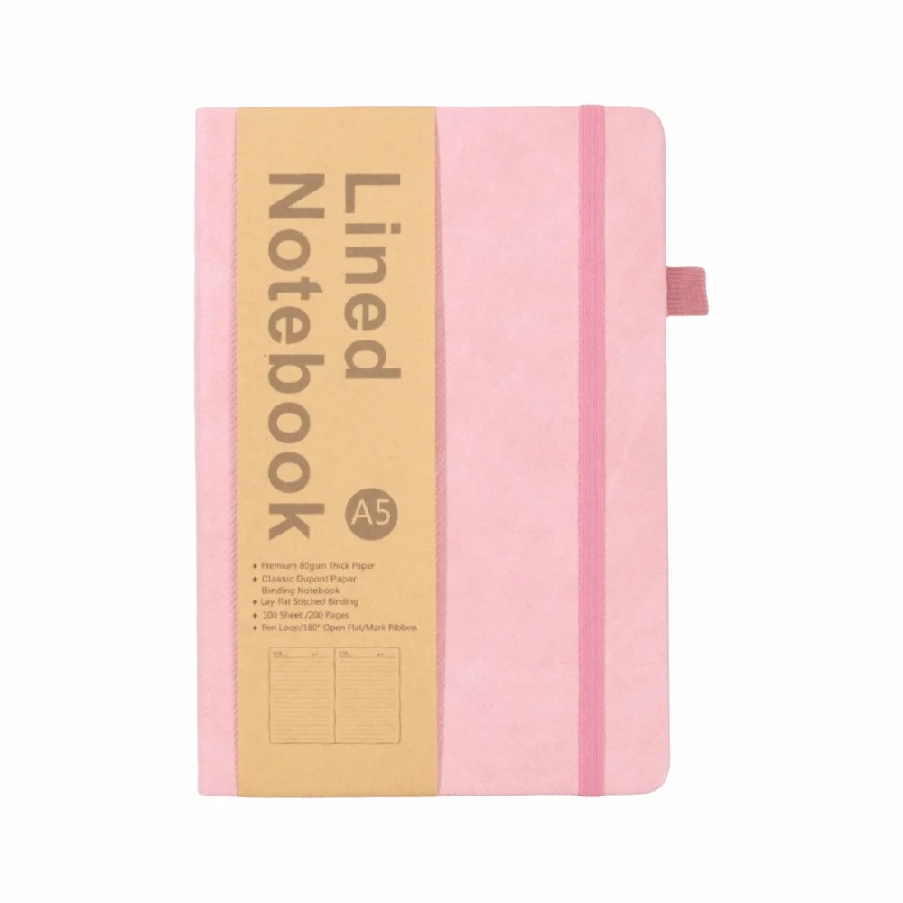 Eco-friendly Waterproof Dupont Paper Hardcover Notebook - Elegant Lined Diary Planner
