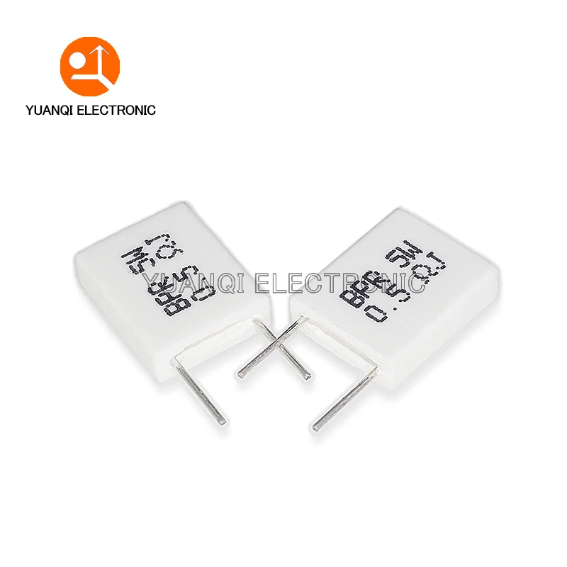 Cement Resistor 10PCS BPR56 5W Non Inductive Cement Resistor 0.01R 0.02R 0.05R 0.12R 0.15R 0.2R 0.22R 0.47R 0.1 0.15 0.22 0.25 0.33 0.5 ohm