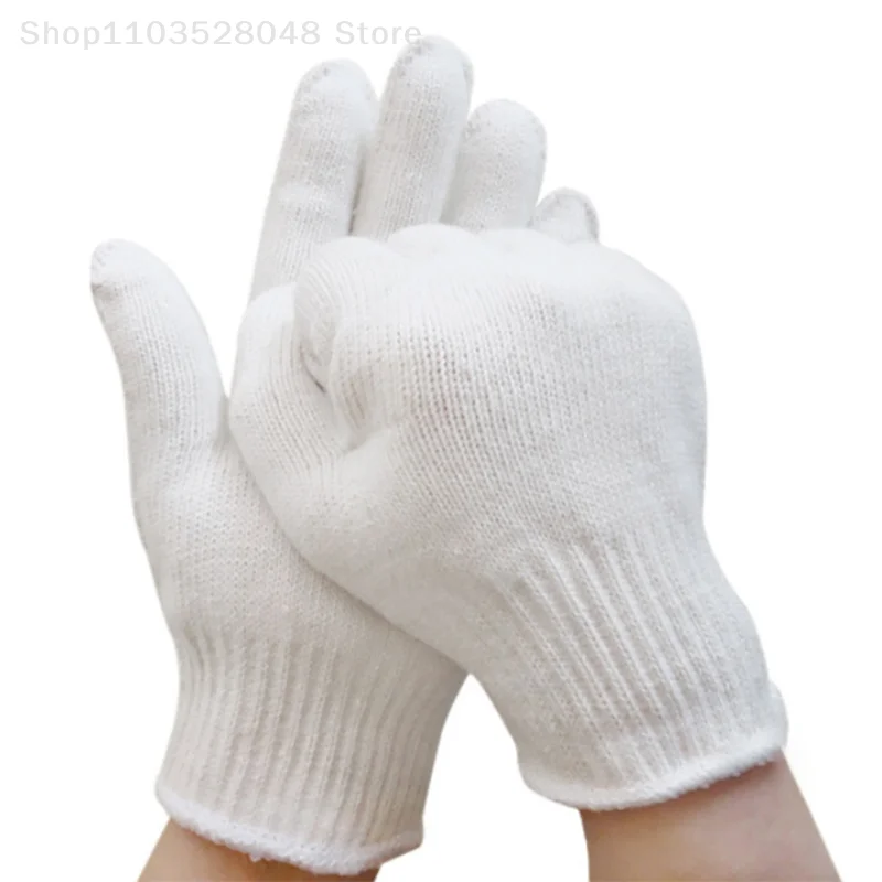 고온 내성 장갑, 오븐 절연 몰드 장갑, 먼지 없는 절연 장갑, 흰색 나일론 장갑, 150 도, 1 쌍