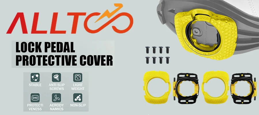 Quick Release Radfahren Schuhe Stollen Selbstsichernde Fahrrad Pedal Aerodynamische Anti-slip Schutzhülle Für WAHOO SpeedPlay Null – Detail 1