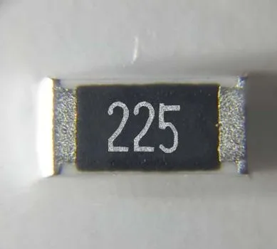 

Free shipping 50 0805 2.2M ±5% 1/8W 225 10PCS