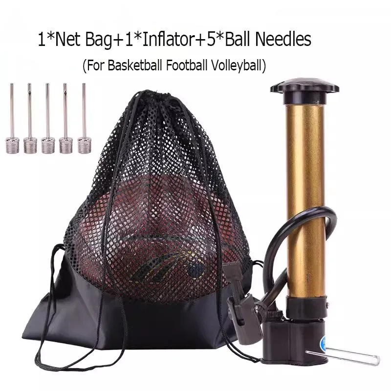 Rubber Basketball Outdoor Indoor Kid Entertainment Play Game Basketball Needle Inflate Ball Teen Adult Team Sport Match Training 6