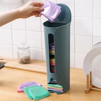 Wall Hanging Garbage Bag Storage Box Kitchen Plastic Bag Holder Organizer Bathroom Trash Bags Dispenser Kitchen Accessories 24cm 4