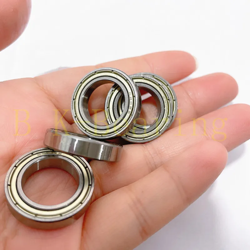 

6802ZZ Deep Groove Ball Bearing Double-Metal Seal Bearings Pre-Lubricated and Stable Performance Miniature 15x24x5mm
