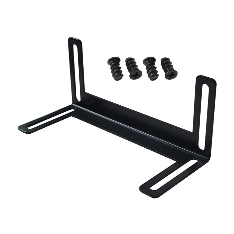 PC 수냉식 라디에이터 지지 브래킷 120mm 팬 방열판 마운트 검정색